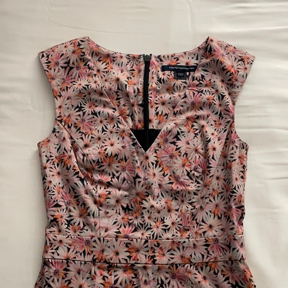 French connection floral dress Sz 2 - Picture 2 of 7